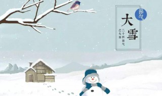 大雪是农历几月（大雪是阳历几月几日）