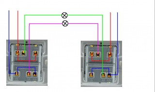 五孔双开怎么接线 五孔双开双控开关怎么接线图解