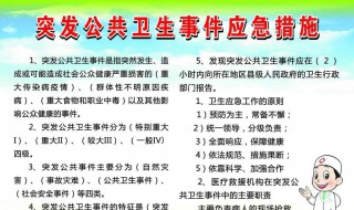 公司突发公共卫生事件措施（公司突发公共卫生事件应急预案）