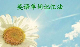 快速学英语记忆法 学英语记忆方法