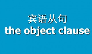 初中宾语从句讲解 初中宾语从句讲解教案