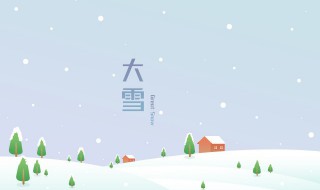 大雪节气介绍（大雪节气介绍幼儿园）