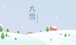 大雪节气的彦语（大雪节气的彦语是什么）