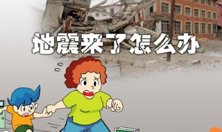 地震来了我们应该怎么办（地震来了我们应该怎么办英语作文）