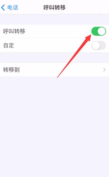 iPhone手机如何设置呼叫转移