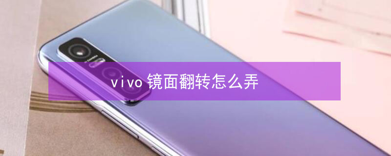 vivo镜面翻转怎么弄