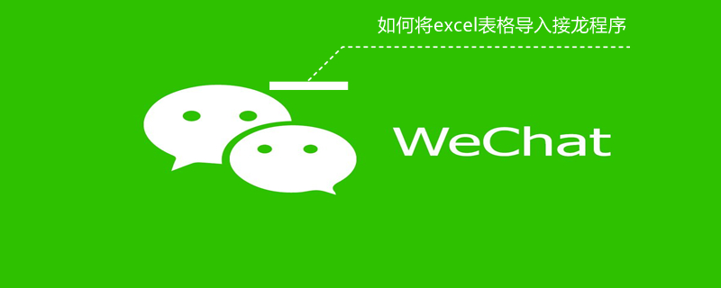 如何将excel表格导入接龙程序