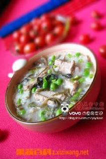 排骨菜干青豆粥的做法步骤（排骨菜干青豆粥的做法步骤图）