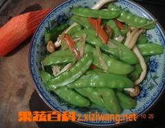 鲜菇炒豌豆材料和制作步骤 鲜蘑菇炒豌豆