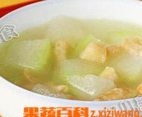 虾米冬瓜汤原料和做法（虾米冬瓜汤原料和做法窍门）