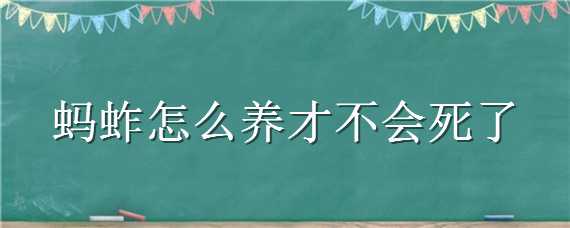 蚂蚱怎么养才不会死了 蚂蚱怎么养啊