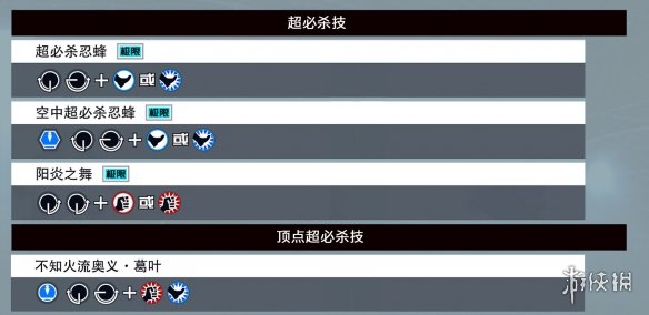 拳皇15全部人物出招表汇总 拳皇15各角色出招表是什么 瞬影