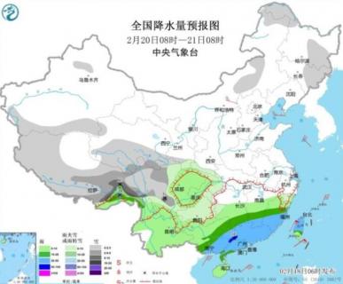 西南华南多低温阴雨天气（华南西南气温将创新低）