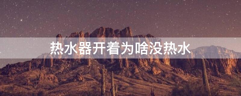 热水器开着为啥没热水