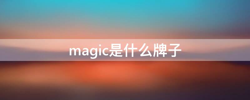 magic是什么牌子 MAGICKING是什么牌子的包
