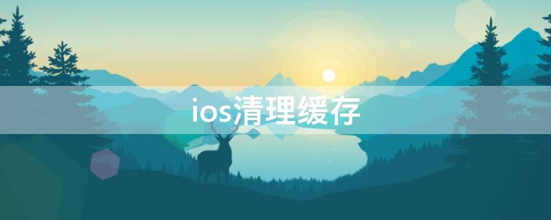 ios清理缓存（ios清理缓存在哪）