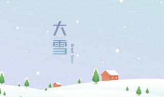 节气大雪是啥意思 节气大雪的意思