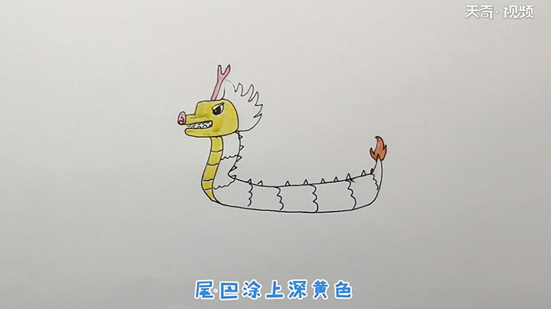 龙舟简笔画