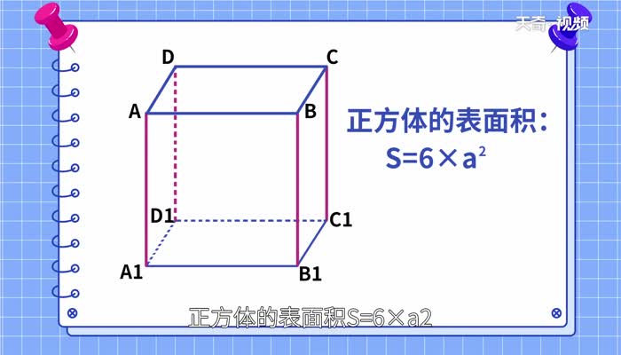 正方体的表面积