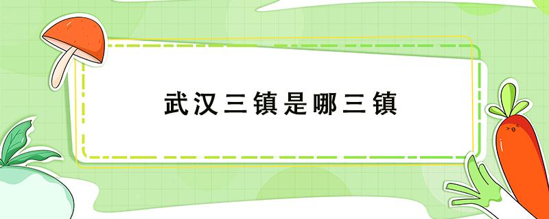 武汉三镇是哪三镇（武昌起义武汉三镇是哪三镇）