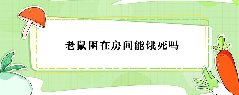 老鼠困在房间能饿死吗 屋里没吃的老鼠能饿死吗