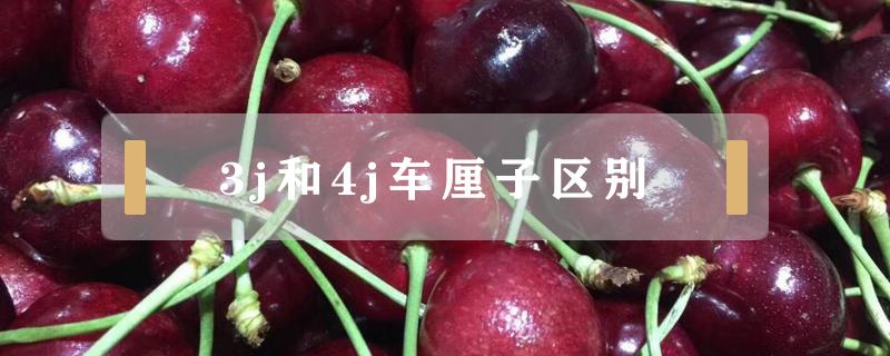 3j和4j车厘子区别（车厘子3J和4J）