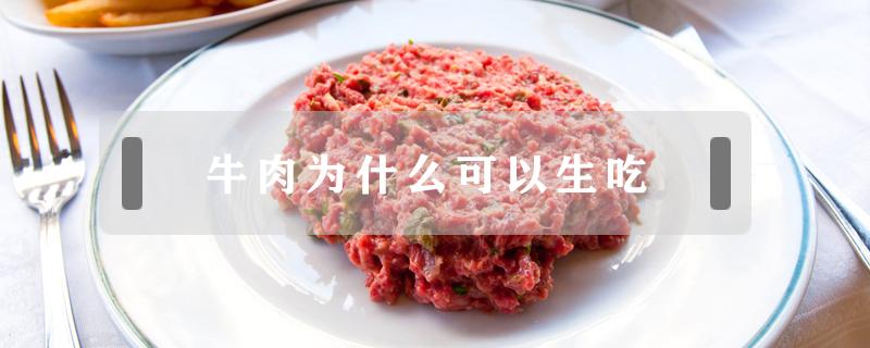 牛肉为什么可以生吃（牛肉为什么可以生吃知乎）