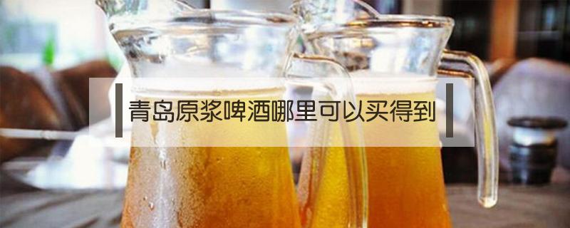 青岛原浆啤酒哪里可以买得到