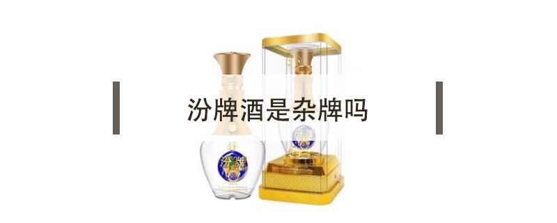 汾牌酒是杂牌吗（什么牌子的汾酒是正品）