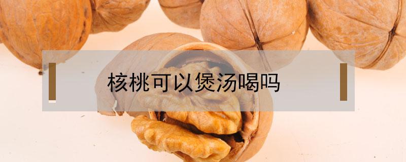 核桃可以煲汤喝吗（核桃可以用来炖汤吗）