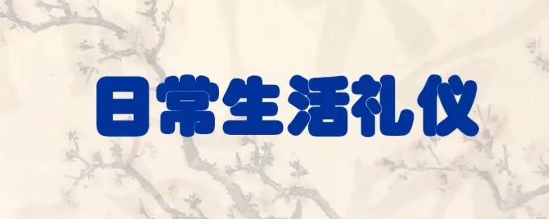 生活中的礼仪有哪些（生活中的礼仪有哪些方面）