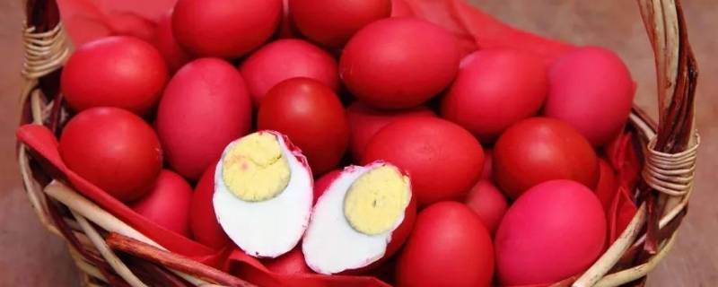 红蛋是什么蛋（红蛋上面的红色是什么）