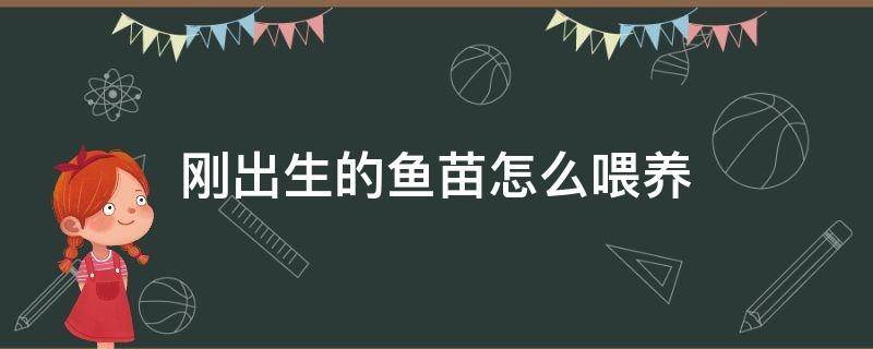 刚出生的鱼苗怎么喂养（刚出生的鱼苗什么时候喂食）