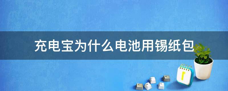 充电宝为什么电池用锡纸包（充电宝电池包的银色纸是什么）