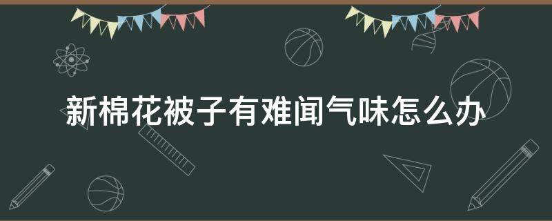 新棉花被子有难闻气味怎么办 新买的棉花被子味道很刺鼻 要怎么去除