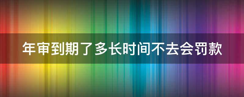 年审到期了多长时间不去会罚款（年审到期了多久不去会罚款）