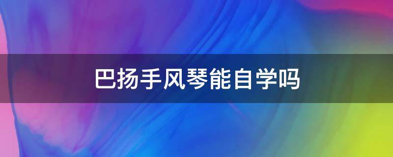 巴扬手风琴能自学吗 巴扬手风琴容易学吗