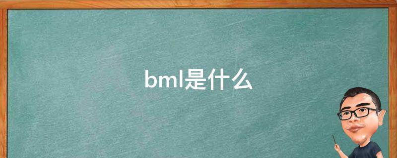 bml是什么（bml是什么计算）