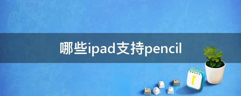 哪些ipad支持pencil 哪些ipad支持pencil和键盘