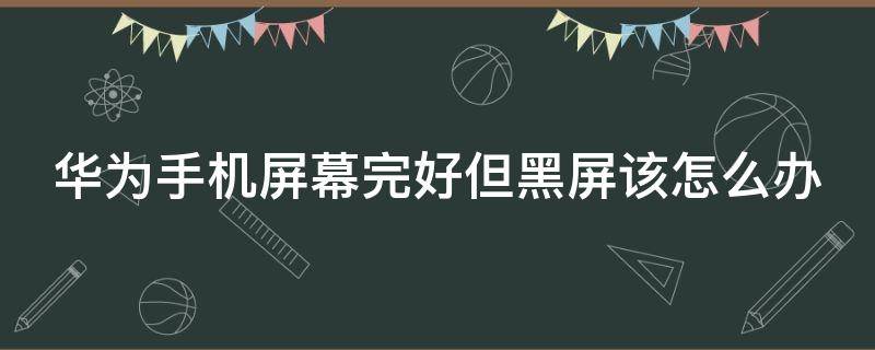 华为手机屏幕完好但黑屏该怎么办(华为手机屏幕黑屏怎么办呢)