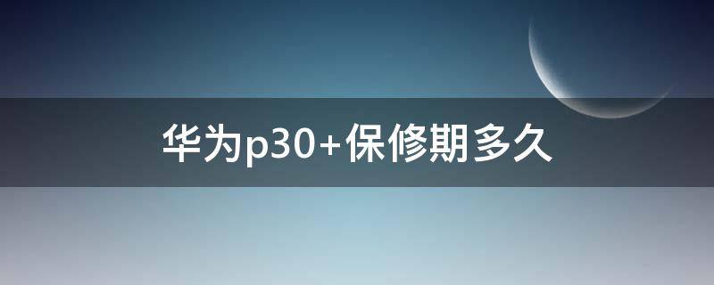 华为p30（华为p30pro）