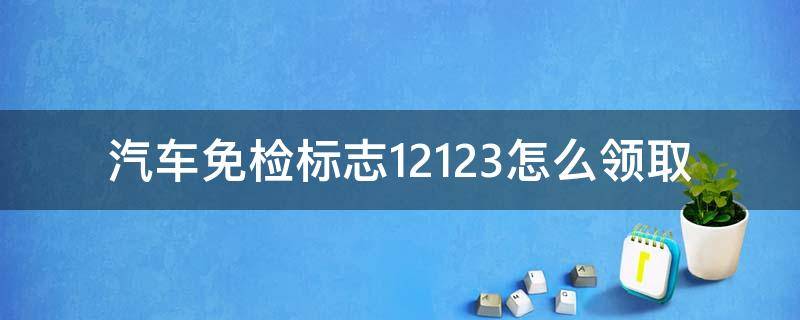 汽车免检标志12123怎么领取 汽车免检标志12123怎么领取电子版交强险保单是哪年的