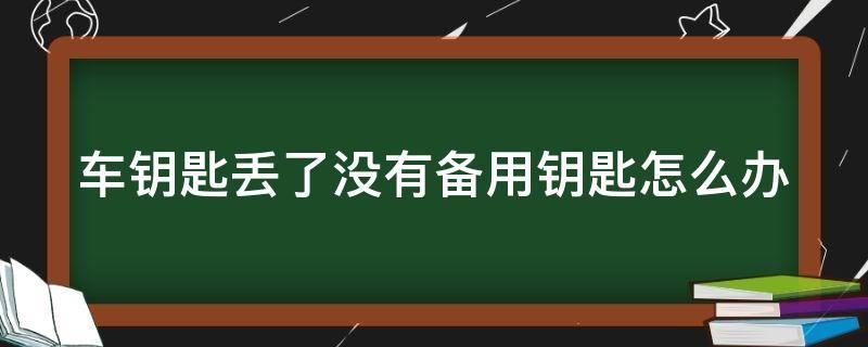 车钥匙丢了没有备用钥匙怎么办 电动车钥匙丢了没有备用钥匙怎么办