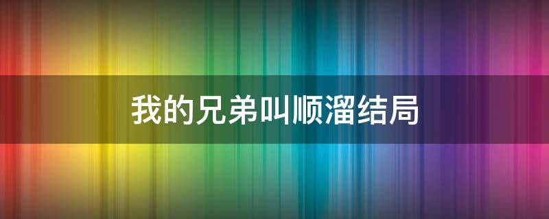 我的兄弟叫顺溜结局（我的兄弟叫顺溜结局顺溜没死）