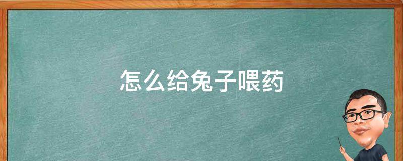 怎么给兔子喂药 怎么给兔子喂药?