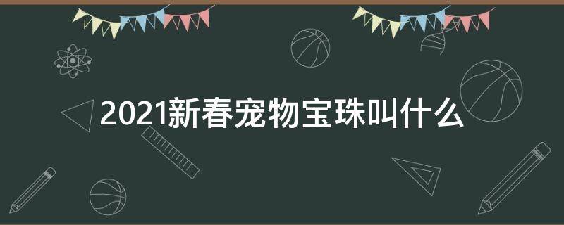 2021新春宠物宝珠叫什么 2021年年套宠物宝珠