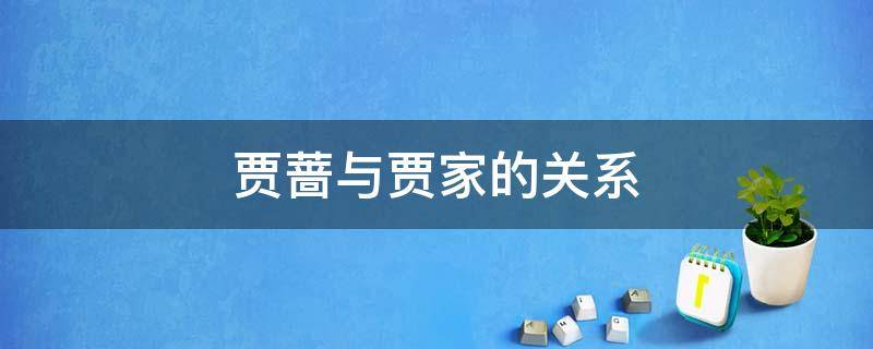 贾蔷与贾家的关系 贾蔷和贾政的关系