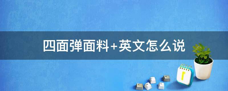 四面弹面料（四面弹面料图片）