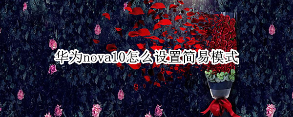 华为nova10怎么设置简易模式（华为nova5pro怎么设置简易模式）