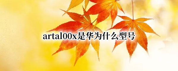 artal00x是华为什么型号 artal00x是华为什么型号的开发者选项